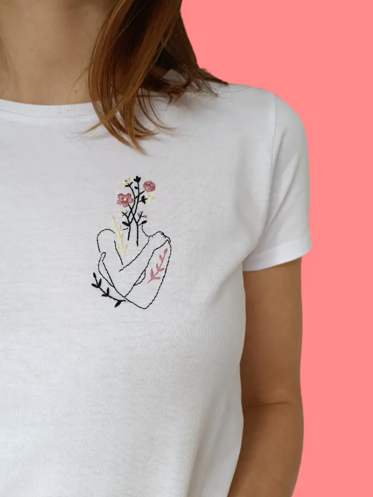 T-shirt Self Love - S - Mauve