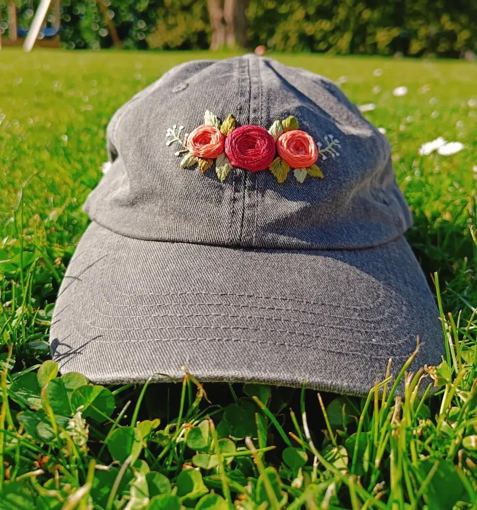 Casquette 3 roses 🥀